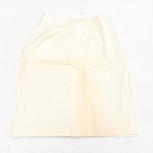 Le Painty Paris Cream Pencil Classic Skirt Size 46 US 8